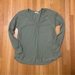 Green Henley top